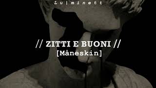 Måneskin  ZITTI E BUONI  Sub Español testo lyrics [upl. by Socrates]