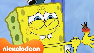 Bob Esponja se astilla 🤕  Nickelodeon en Español [upl. by Ahseia]