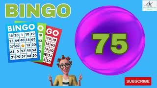 Bingo Game Its Bingo Time Lets play 75 Bingo Balls With The Bingo Caller [upl. by Helse461]