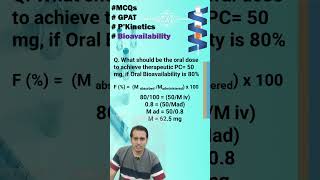 Bioavailability  Pharmacokinetics  GPAT [upl. by Elliot71]