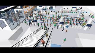 CAST Terminal Simulation of an Emigration Checkpoint [upl. by Gamages]