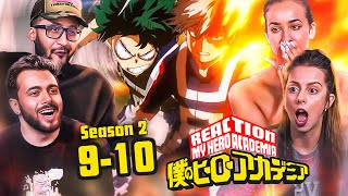 Deku vs Todoroki My Hero Academia  2x9 amp 2x10 Team Wellz Reaction [upl. by Niattirb]