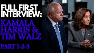 Kamala Harris and Tim Walz First Full Interview on CNN  Part 123 [upl. by Engud]