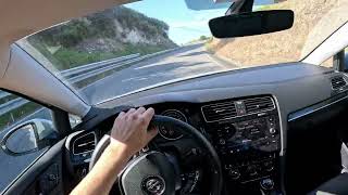 POV MANUAL GOLF 7 20 TDI 150HP HILL CLIMB  GOPRO HERO12 [upl. by Seyah]