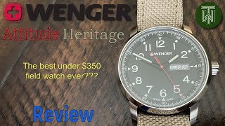 Wenger Attitude Heritage Field Watch  Review amp Unboxing 011541111  Ronda 517 [upl. by Nednil]