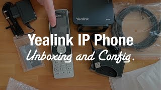 Yealink W60P Cordless DECT IP Phone Unboxing and Setup [upl. by Grassi916]