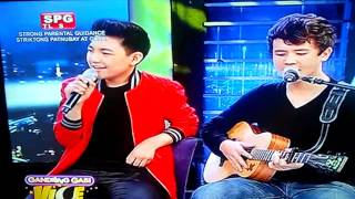 DARREN ESPANTO AND JK LABAJO IN GGV MASH UP SONG [upl. by Thora]