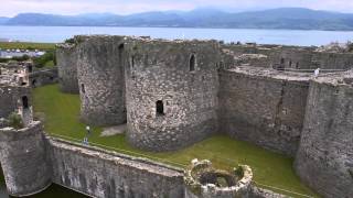 Castles from the Clouds Beaumaris Castle  Cestyll o’r Cymylau Castell Biwmares [upl. by Nivel]