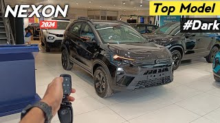 Tata Nexon FearlessS Top Model 2024 ❣️ Nexon Dark Edition Review 😍 [upl. by Aneleh]