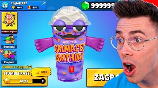 Odblokowałem GRIMACE SHAKE z McDonalds w STUMBLE GUYS [upl. by Noinatrad]