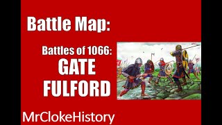 GCSE History  Saxons and Normans The Battle of Gate Fulford [upl. by Atsillac252]