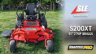 Review of Snapper Pro S200XT 5901280 Zero Turn Mower  sleeuipment lawncare zeroturn [upl. by Zedecrem]