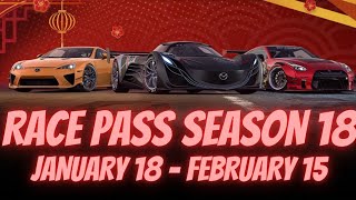 CSR2  RACE PASS  DRAGONS PASS OF FORTUNE  Fastest Purple Star Cars  Season 18 [upl. by Lorianna]