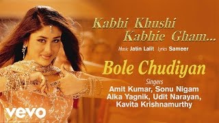 Bole Chudiyan Best Song  K3GAmitabhShah Rukh KhanHrithikKajolKareenaAlka Yagnik [upl. by Nap]