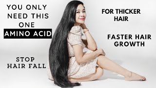 You Only Need This 1 AMINO ACID for Faster Hair Growth Get Thick Hair and Stop Hair Fall [upl. by Redan92]