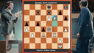 Bobby Fischer vs Spassky GAME 6 • 1972 World Chess Championship [upl. by Natloz520]