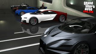 I bought every Bugatti in GTA Online Truffade Collection [upl. by Analaj883]