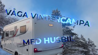 Vinter Camping i Vår Husbil kabe husbil vintercamping [upl. by Alahc]