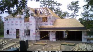 Time Lapse Home Construction 156 days of construction in 1275 minutes [upl. by Crow]