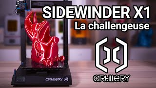 Test de limprimante 3D Sidewinder X1 dArtillery la challengeuse [upl. by Nima818]