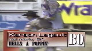 Karson LeGault hung up  96 Winnipeg Bullbustin [upl. by Adyan]