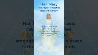 Hail Mary  Rosary Prayer  Rosary Saturday  Joyful Mysteries  Ave Maria Piano hailmary rosary [upl. by Zerla]