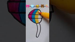 Satisfying Creative art 🎀🧊🍯🐻🦄🍭 art shorts viralvideo youtubeshorts [upl. by Limbert121]