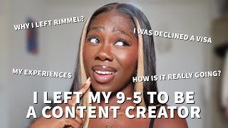 i quit my 95 to be a content creator THE REAL REASON I LEFT MY JOB  ItsUrGrlAisha [upl. by Llebana]