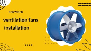 ventilation fans installation تركيب مراوح التهوية [upl. by Ric]