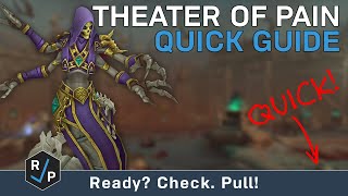 Theater of Pain  Quick Guide  Normal  Shadowlands Alpha [upl. by Byrd787]