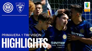 Jurgens 😱⚽  INTER 10 LECCE  U19 HIGHLIGHTS  CAMPIONATO PRIMAVERA 1 TIM ⚫🔵 [upl. by Enerak]