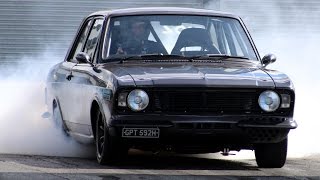 Cosworth YB Cortina Mk2  1238 at 101 mph [upl. by Emoreg395]