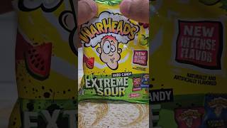 Warheads ✨️extremely sour 🍬 Candy Extreme Sour warheads youtubeshorts extreme halloween [upl. by Aneeroc]