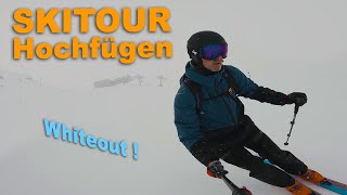 Pistenskitour Hochfügen im Whiteout [upl. by Palumbo]