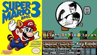 Super Mario Bros 3 NES Soundtrack  8BitStereo [upl. by Isleen]