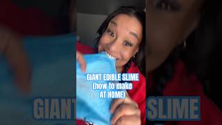 EDIBLE SLIME how to make AT HOME diy tut edibleslime slimetutorial slime slimevideo [upl. by Ihteerp]