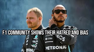 THE F1 COMMUNITY SHOW THEIR HATRED AND BIAS WHEN TALKING ABOUT LEWIS [upl. by Mano]