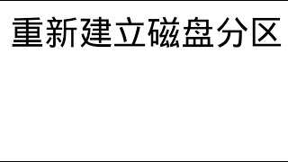 格式化电脑所有盘并重新分区安装系统后发现少了一个100G的磁盘，DiskGenius分区工具重新建立磁盘分区 [upl. by Renae304]