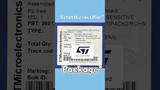 STMicroelectronics ST Series STPS3H100U Schottky rectifier SchottkyRectifier schottky [upl. by Elnar347]