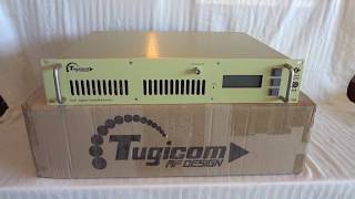 Tugicom DCE300 300 watt professional FM broadcast stereo transmitter with RDS encoder [upl. by Zola]