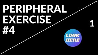 PERIPHERAL VISION EXERCISE  How to improve your eyesight Training 4 [upl. by Noswad]