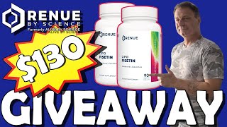 130 MEGA Fisetin GIVEAWAY  RENUE by SCIENCE [upl. by Fraze]