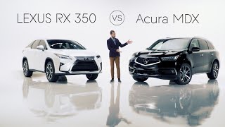 2020 Lexus RX 350 Road Test amp Review vs The 2020 Acura MDX [upl. by Adlen]