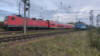 Bahnverkehr Großenhain an der Dresdner Bahn [upl. by Ferris]