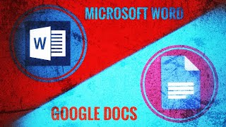 Microsoft word vs Google Docs [upl. by Padraig537]