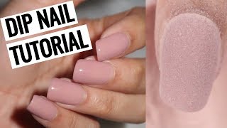 HOW TO DO DIP NAILS AT HOME  Revel Nail [upl. by Eissak]