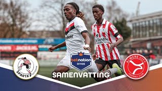 JORN TRIEP DOET ALMERE PIJN 💥  Jong Sparta Rotterdam vs Jong Almere City  Betnation Divisie 2324 [upl. by Nilhtac]