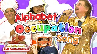 Alphabet Occupation Song  Jack Hartmann [upl. by Eimerej]