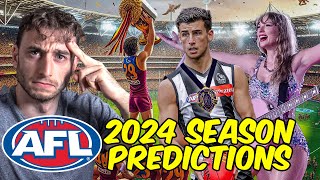 My 2024 AFL Season Predictions [upl. by Eustace]