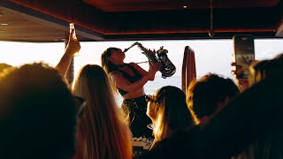 Yarden Saxophone full live set on the Pink Shadow Yacht in St Barth [upl. by Stanleigh585]